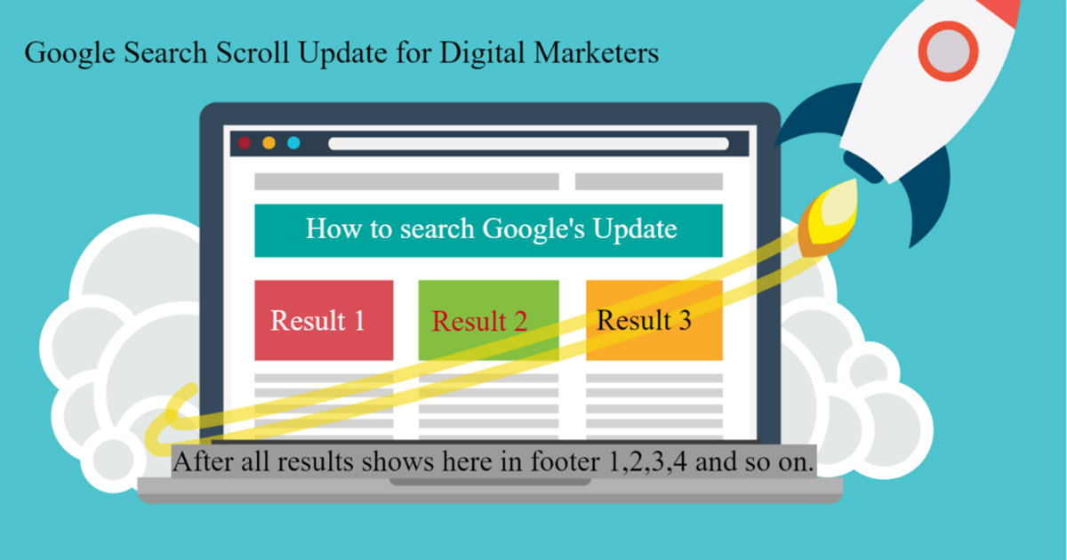 Google's Update: Google leave scroll search in Search result